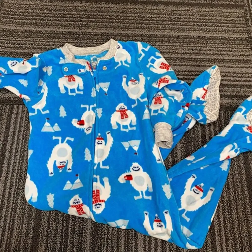 24 Month Baby Clothing Bundle | 5 Piece Pajamas, Bodysuit & Plaid Button-Up